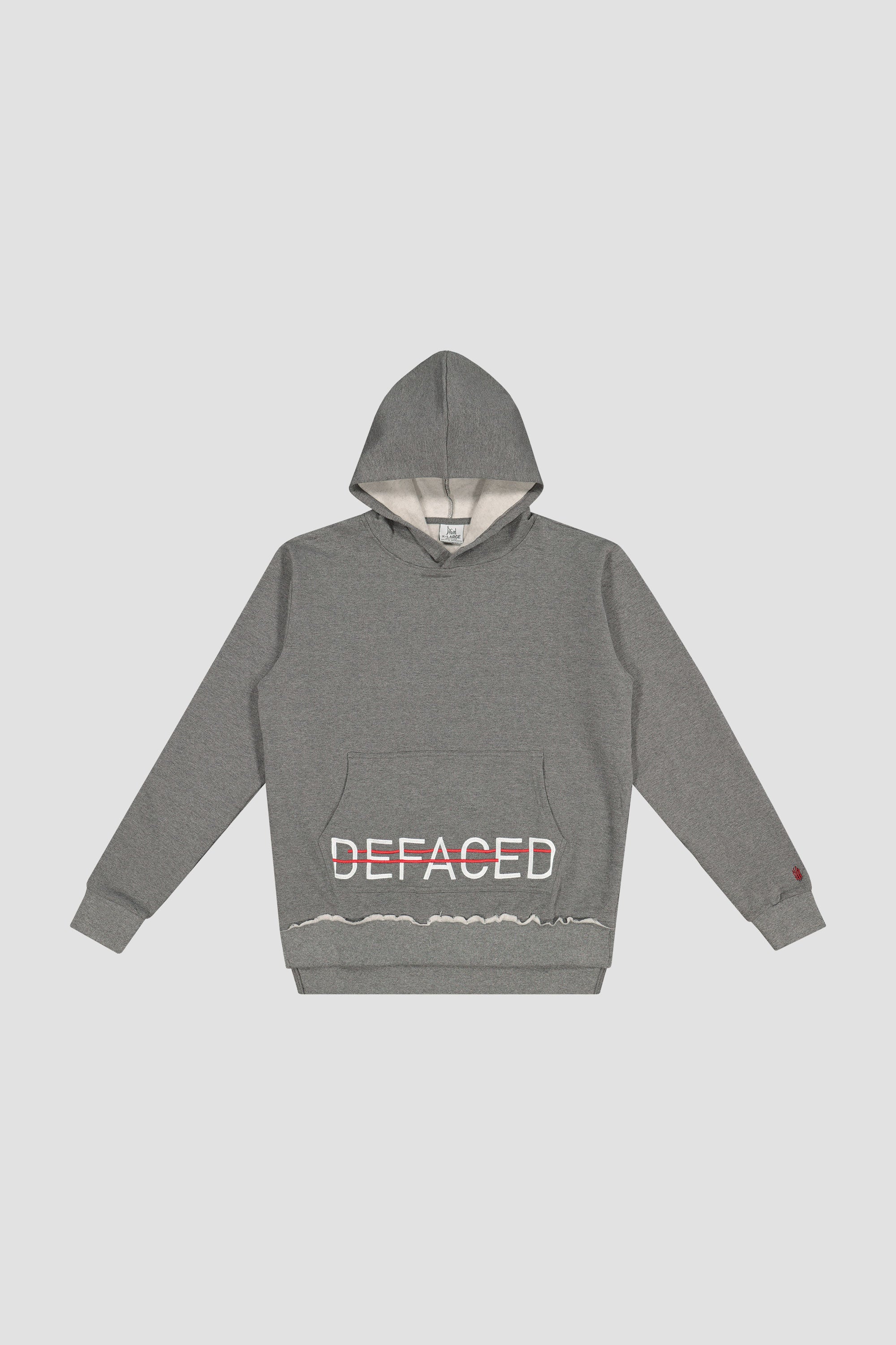 DEFACED EMBROIDERED HOODIE