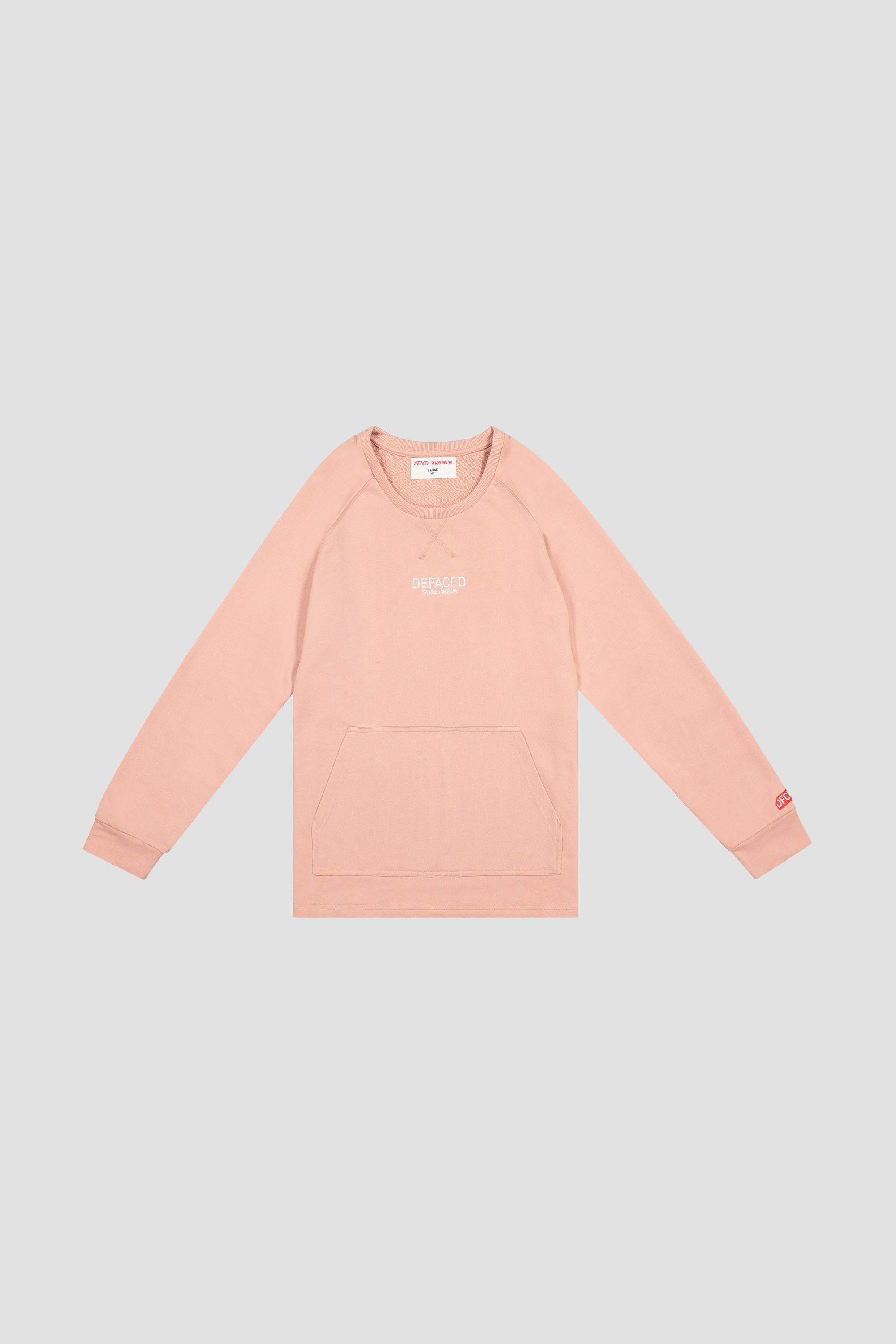 ROSE EMBROIDERED CREWNECK