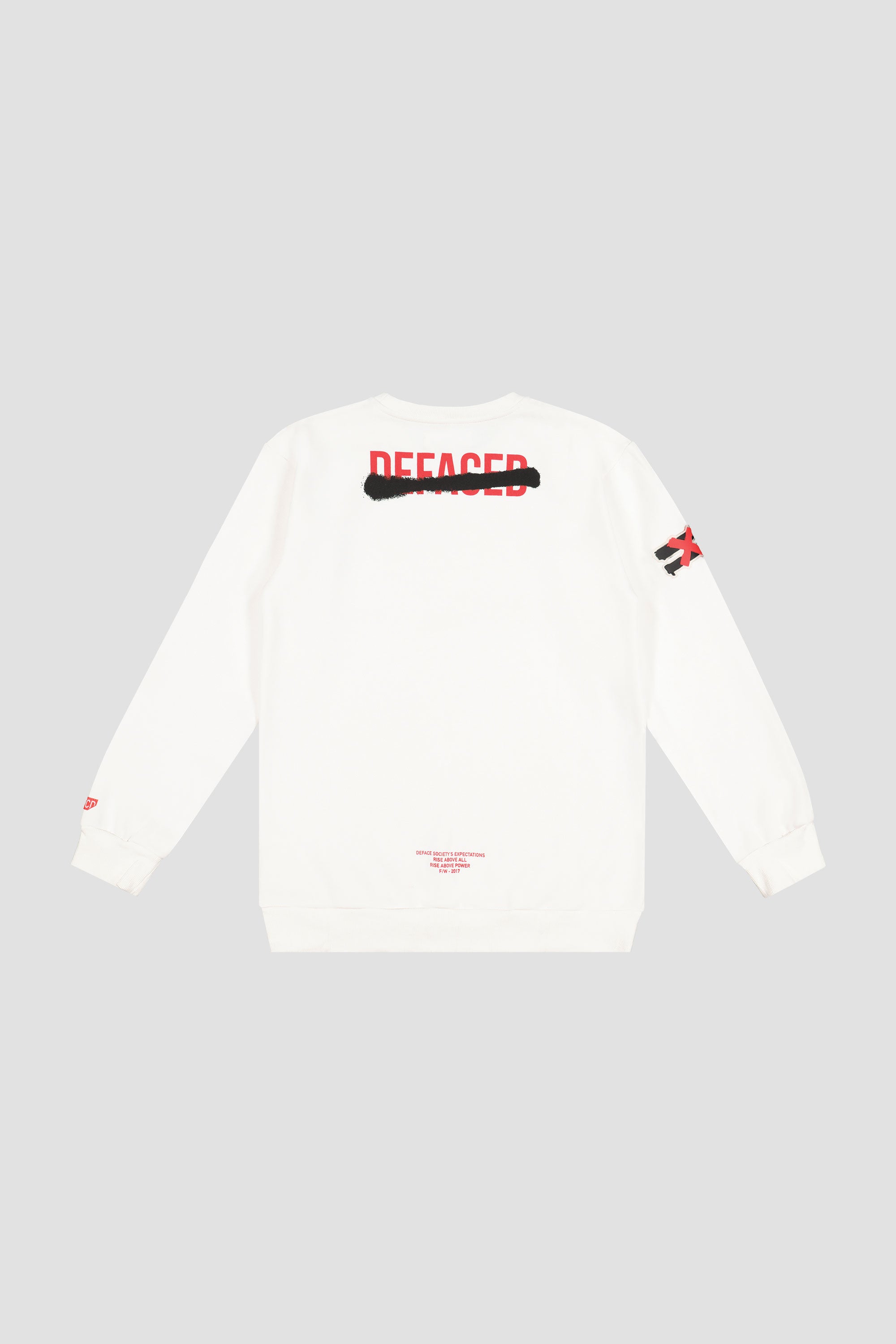 SPRAY PRINTED CREWNECK