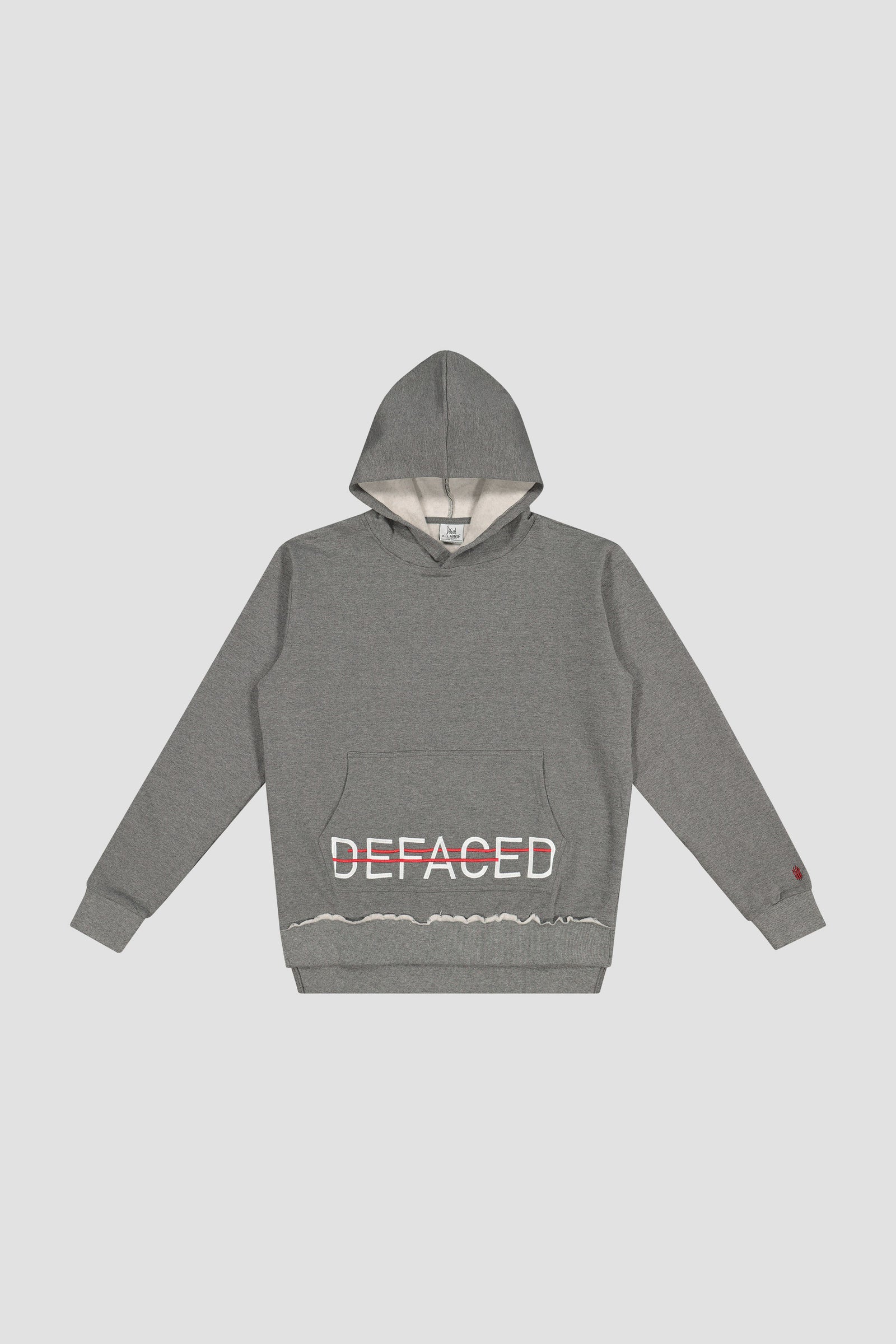DEFACED EMBROIDERED HOODIE