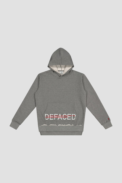 DEFACED EMBROIDERED HOODIE