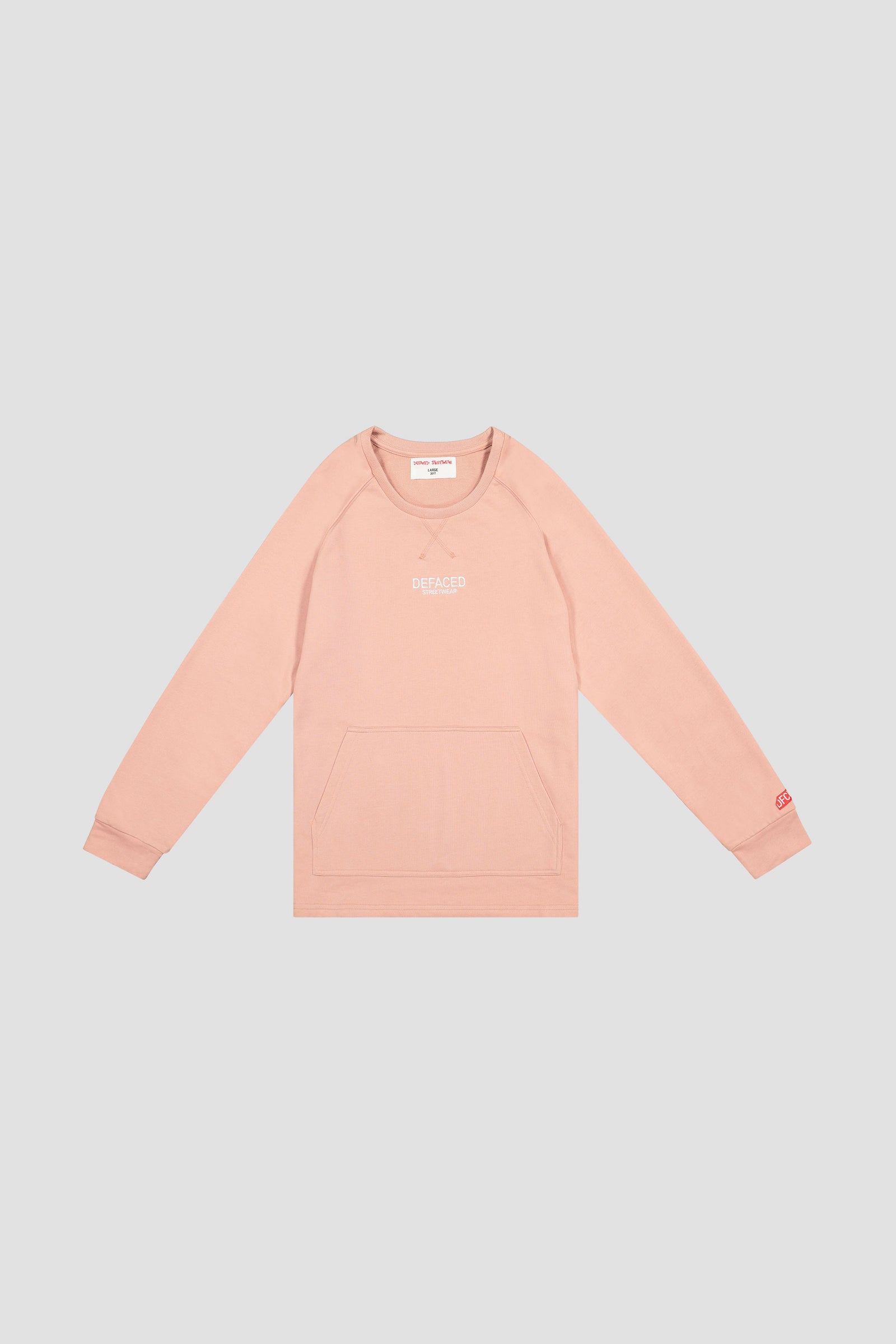 ROSE EMBROIDERED CREWNECK
